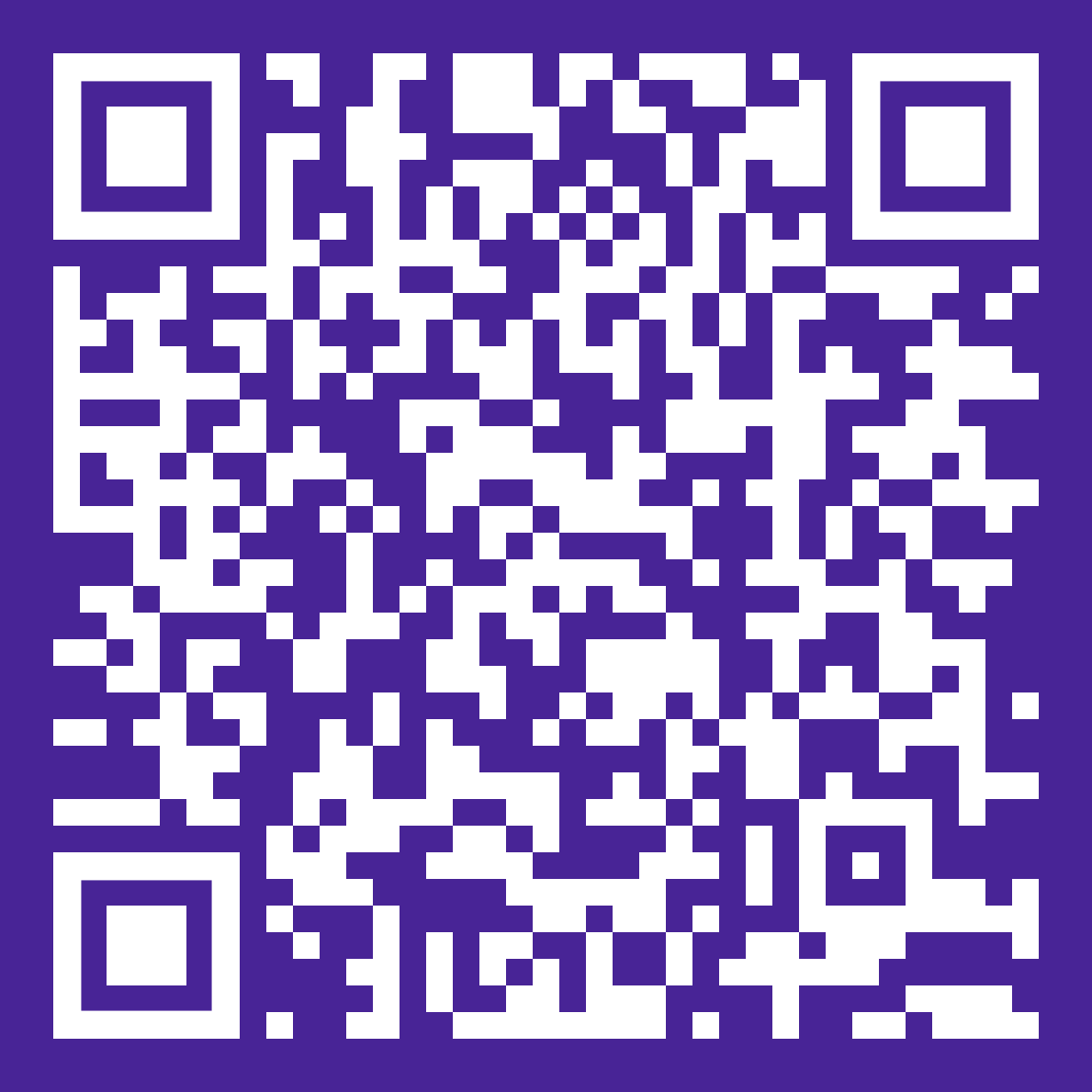 QR code data